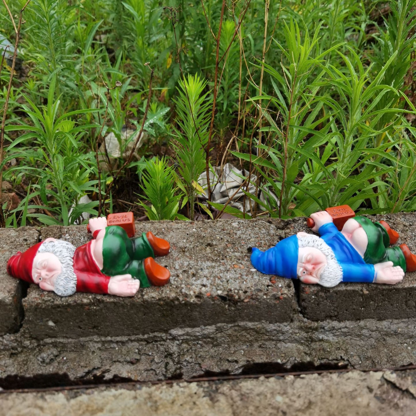 Drunk Grandpa Garden Figurine