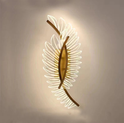 Transparent Paper Art Wall Lamp
