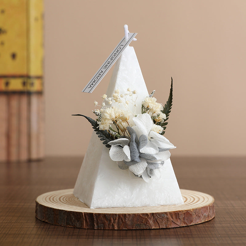 Geometric Tapered Decor Candle