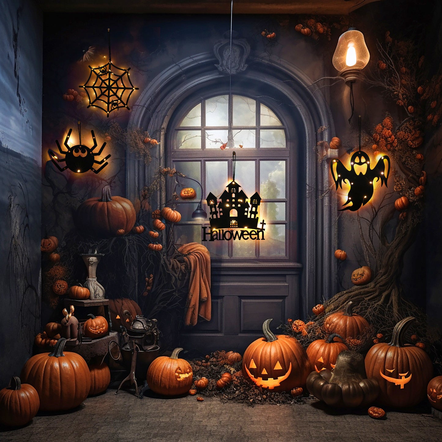 Halloween Window Shadow