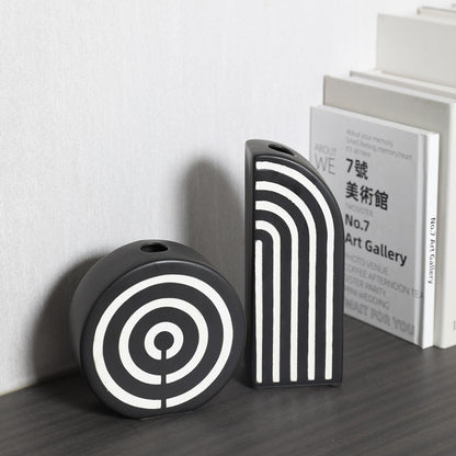Geometry Black&White Vase