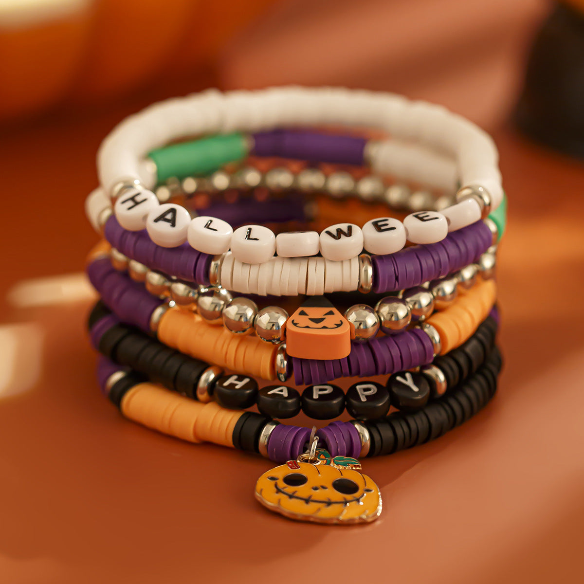 Halloween Polymer Clay Bracelets