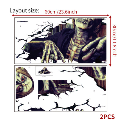 Halloween Horrible Wall/Garage Door Sticker