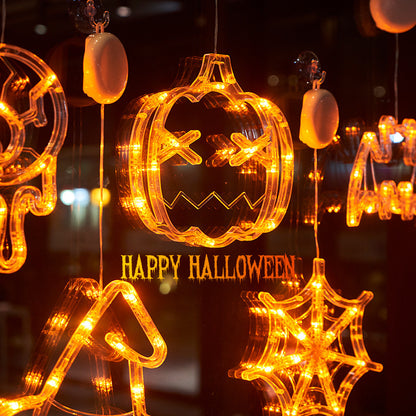Halloween Cute Window Light Decorations