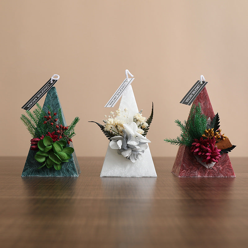 Geometric Tapered Decor Candle