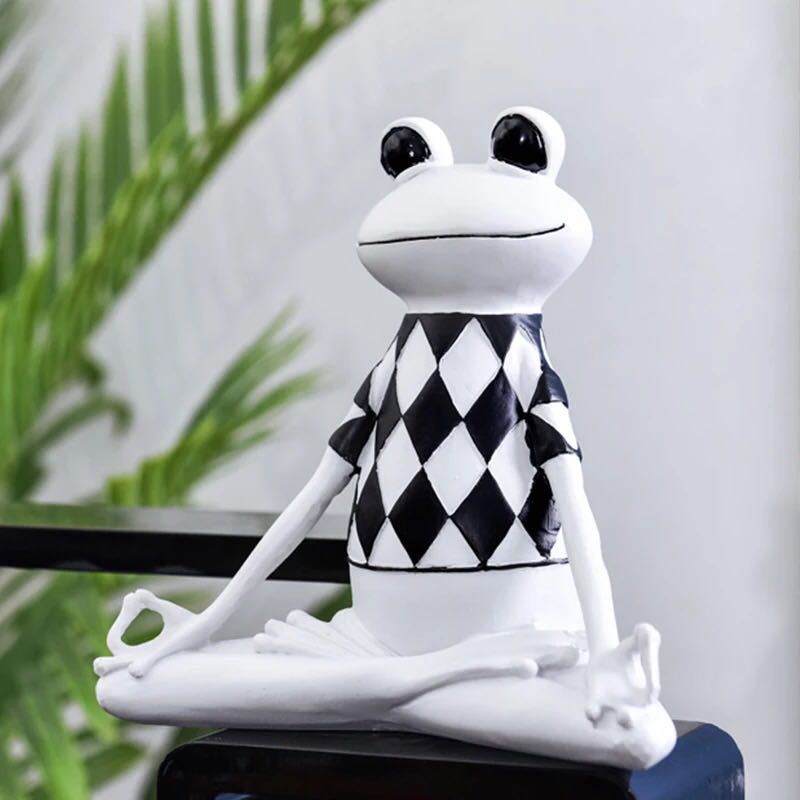 Zen Frogs Modern Minimalist Art