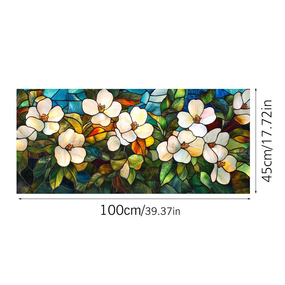 🌸Flower Static Glass Sticker