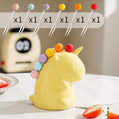 🌈Rainbow Unicorn Mini Forks Tank