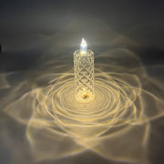 Rose Shadow LED Candle 3 Pcs