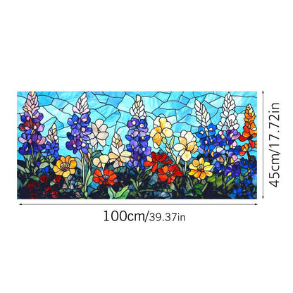 🌸Flower Static Glass Sticker