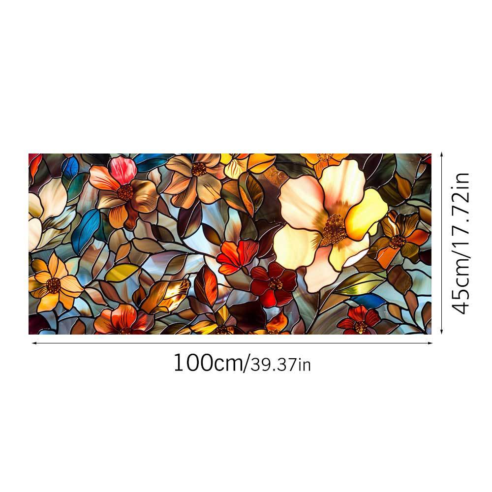 🌸Flower Static Glass Sticker