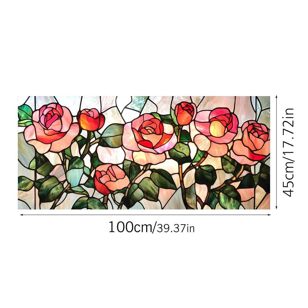 🌸Flower Static Glass Sticker