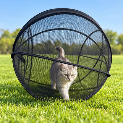 ⏳ Last Day 49% OFF – 🐱 Pop Up Cat Playpen | 32-Inch Breathable Mesh Enclosure for Indoor & Outdoor Use 🌿