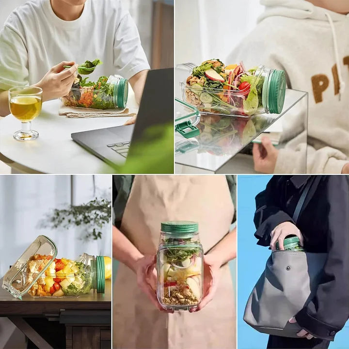 Vertical Layering Salad Pod