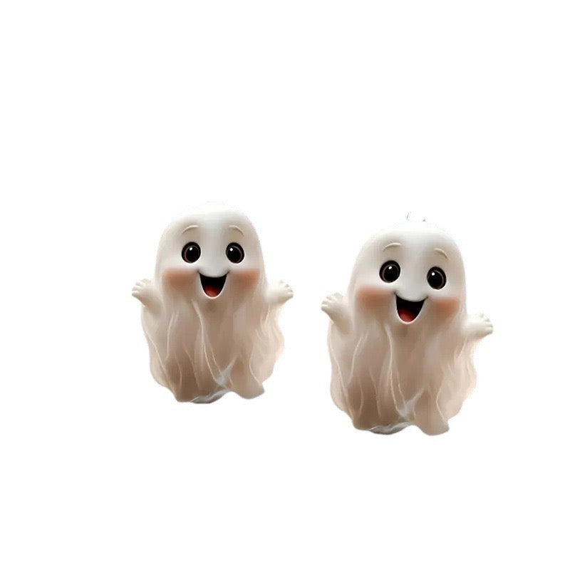 👻Cute Ghost Earrings/Necklace Pendants Halloween