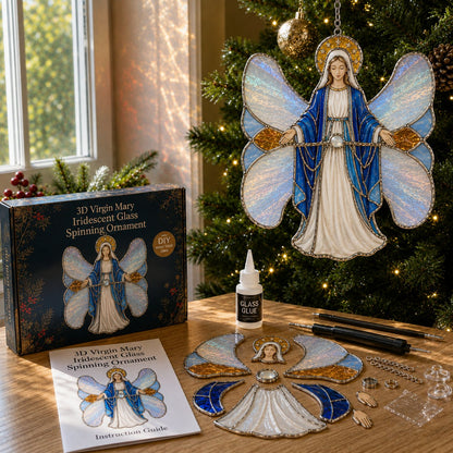 ⏳ Last Day 49% OFF – ✝️ Beginner-Friendly 3D Christian Iridescent Suncatcher DIY Kit | 6 Faith-Inspired Designs with Glass-Style Panels, Metal Frames, Hanging Chain, Tools & Step-by-Step Guide Included 💕