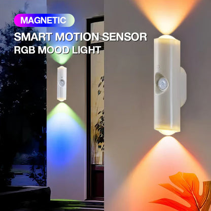 🌈Rechargeable Smart LED Motion Sensor Ambient Light