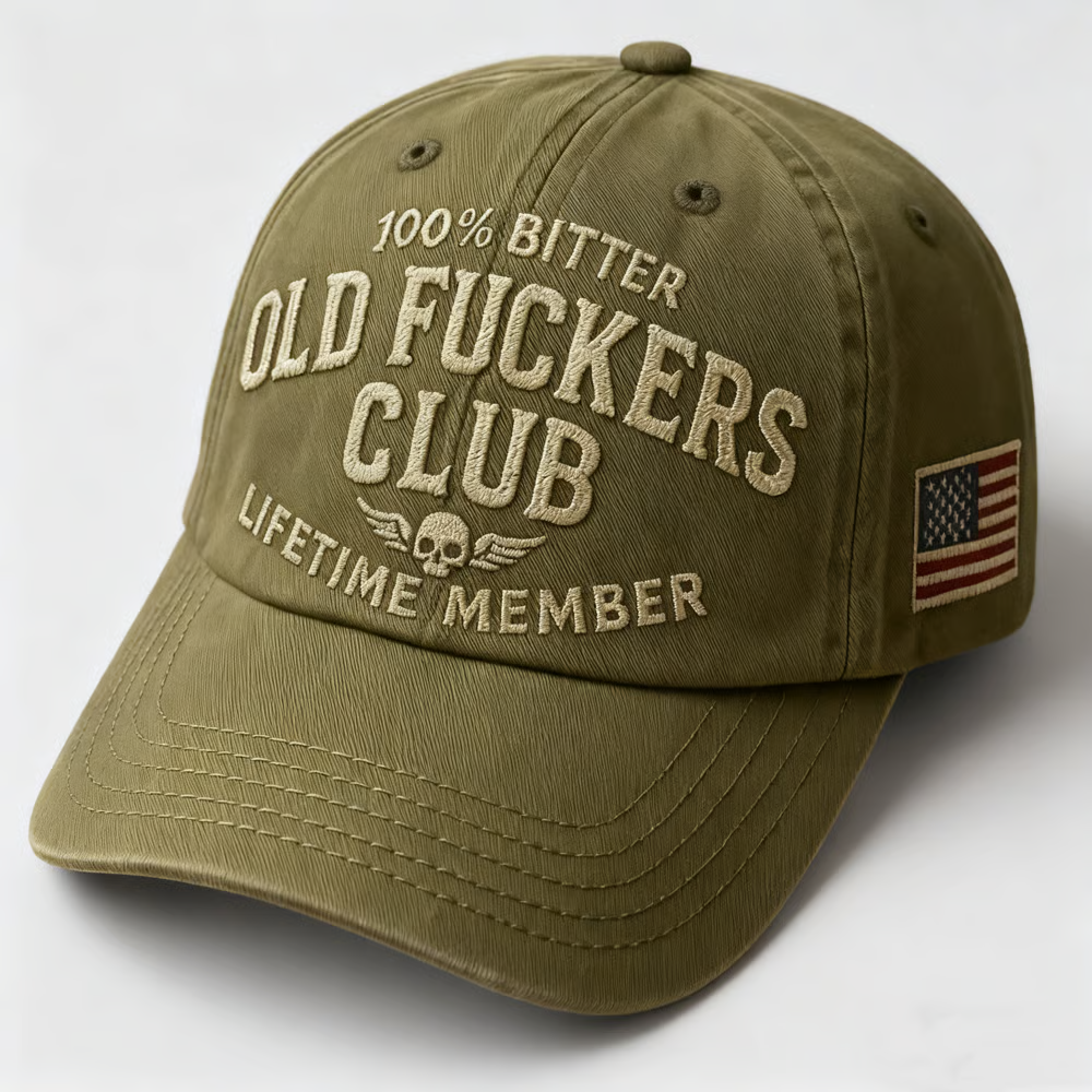 🎄Last Day 🧢Old Fuckers Club-Vintage Baseball Cap🎁Free Gifts