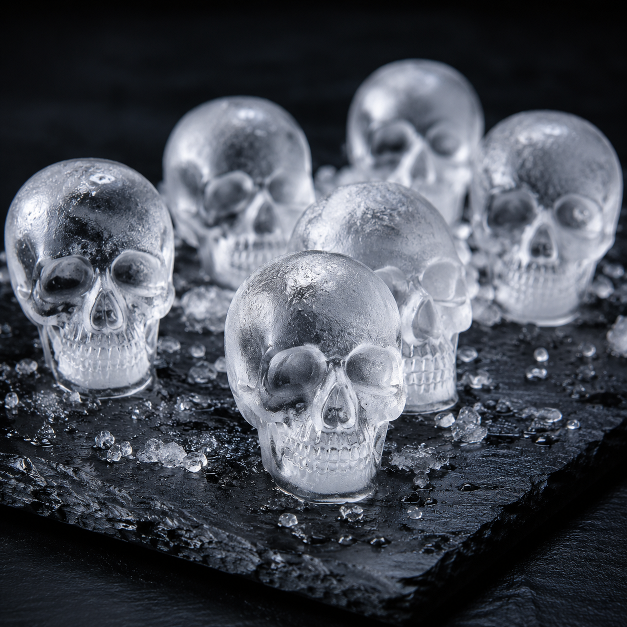 🧊2026 HOT SALE💀 DIY Silicone Skull Ice Cube Tray – Giant Slow-Melt Skull For Whiskey, Cocktails & More✨