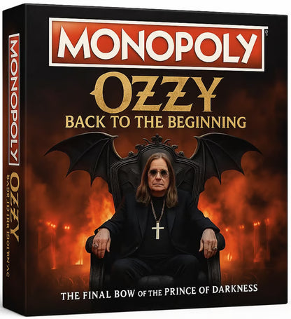 MONOPOLY: Ozzy Osbourne – Back to the Beginning Edition🎸