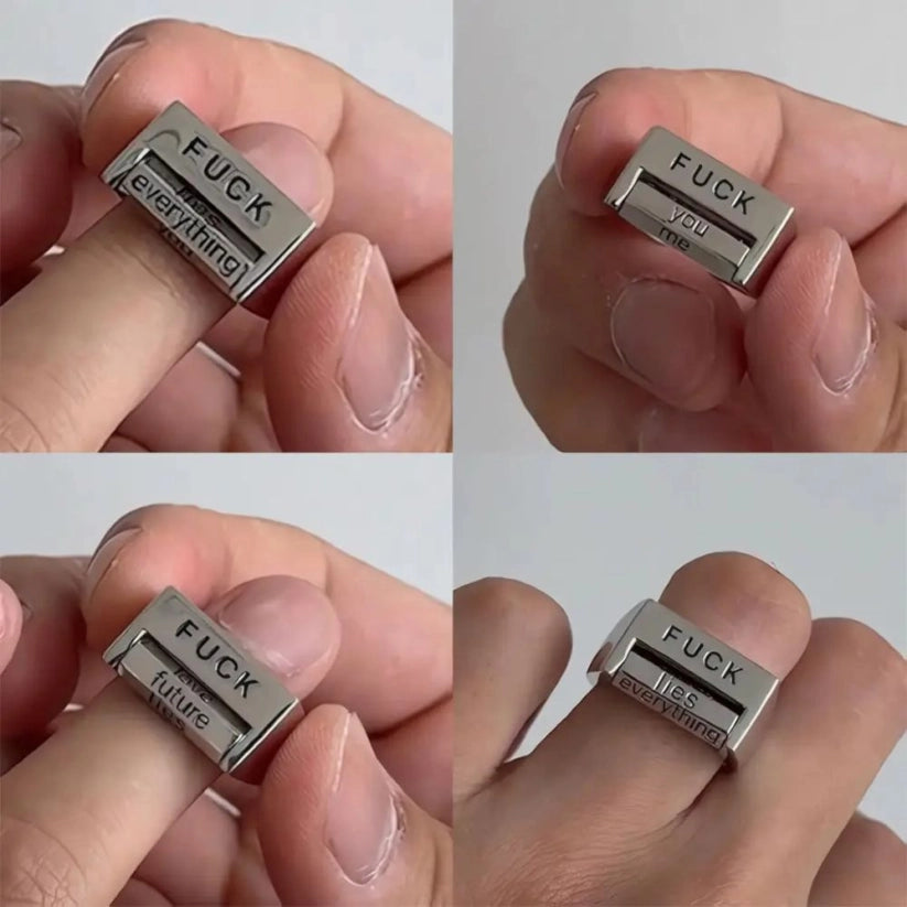 🖕F*ck Everything Spinning Ring❤️