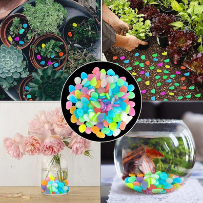 🔥LAST DAY SALE - 65%OFF🔥🌈Colorful Glow-in-the-Dark Garden Stones