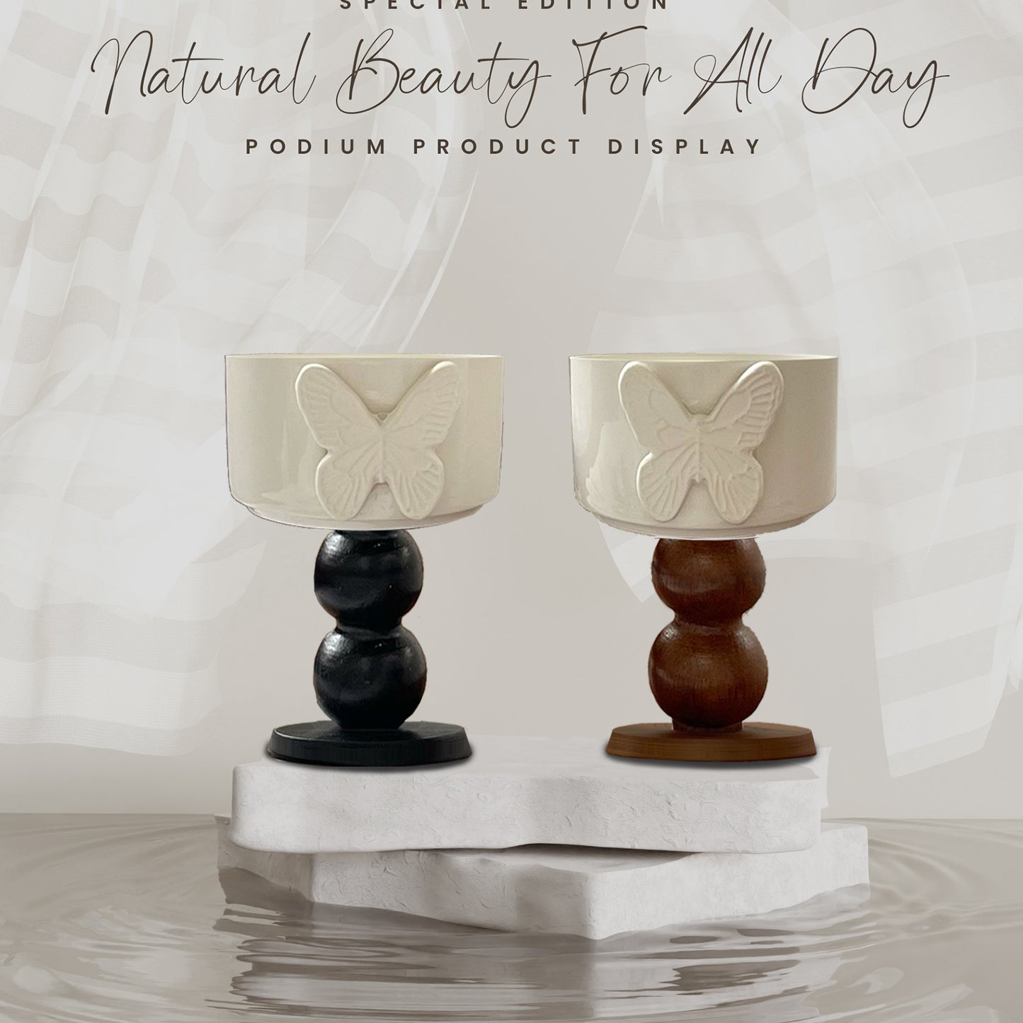 Article Butterfly Cup / Candle Holder