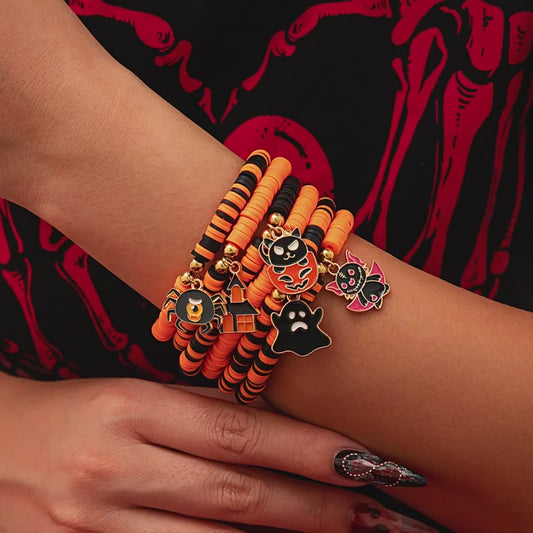 Halloween Polymer Clay Bracelets