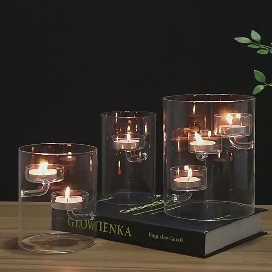 Candle In the Sky - Creative Glass Windproof Candle Holder