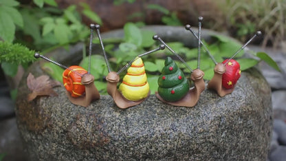 Funny Mini Spring Snails (4 sets)