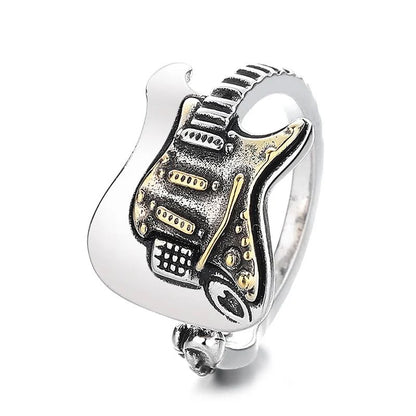 🎸Vintage Electric Guitar Ring