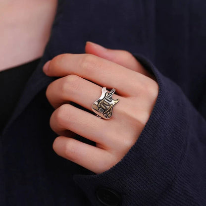 🎸Vintage Electric Guitar Ring