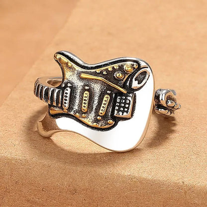 🎸Vintage Electric Guitar Ring